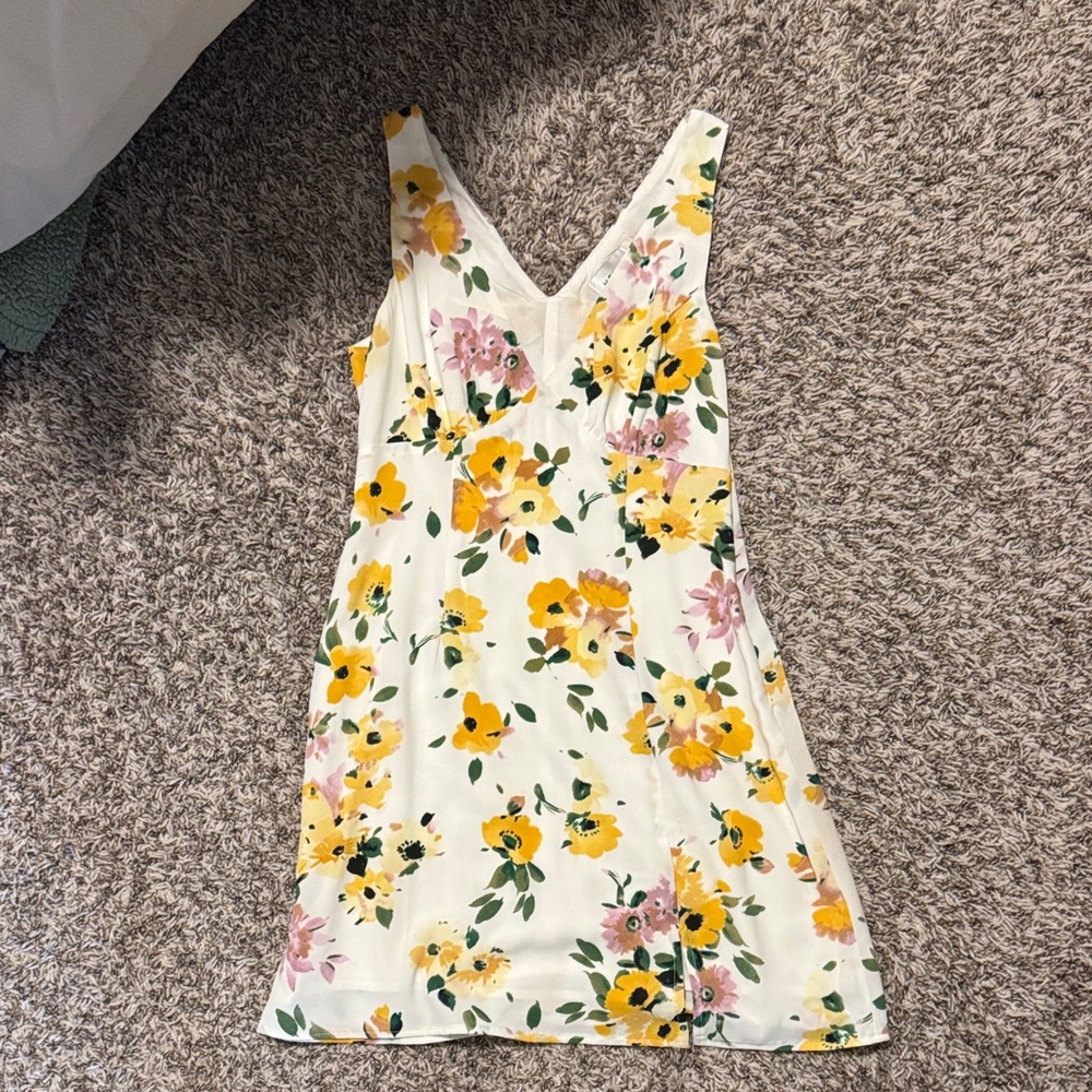 Hello Molly Floral Dress with Pink and Yellow Accents